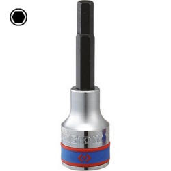 Douille tournevis 6 Pans  1/2" (12.70mm) Longueur 80mm 4035