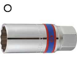 Douilles pour bougies 1/2" (12.7mm) 12 pans 4630