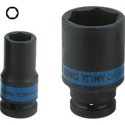 Douille à chocs 1/2" (12.7mm) Longue Paroi fine 6 pans 4835