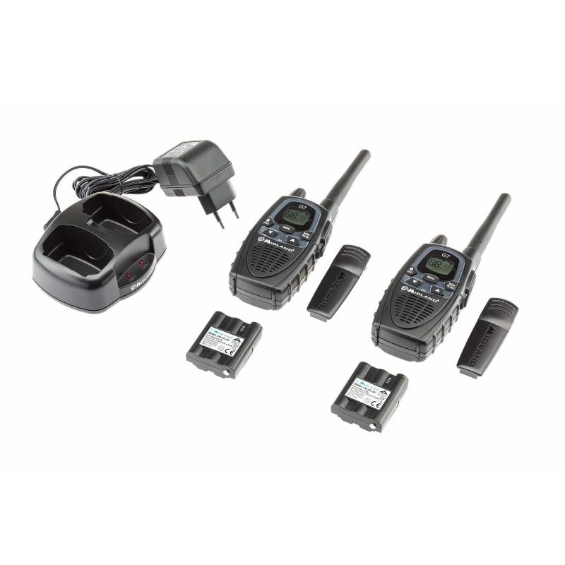 Paire de talkies walkies G7 Noir Midland