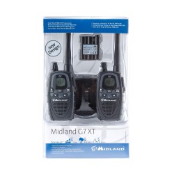 Paire de talkies walkies G7 Noir Midland