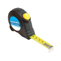 Mètre à ruban 3 m x 16 mm  auto-bloquant Silverline