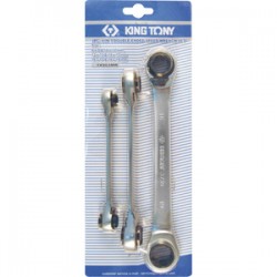 Clés mixtes à cliquet polygonales 4 dimensions métrique - 14903mr