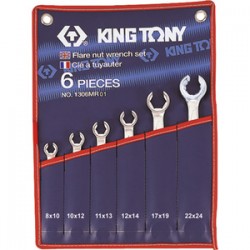 Trousse de clés à tuyauter métriques - 6 pièces - 1306MR01