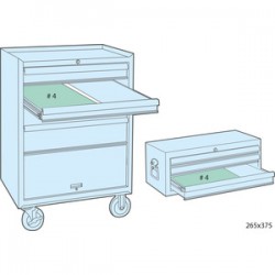 Thermoformé de clés mâles 6 Pans à poignée en l - 8 pièces - 922108MR