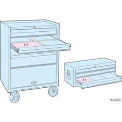 Thermoformé de douilles et accessoires 1/4" métriques 26 pièces