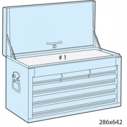 Thermoformé de douilles et accessoires 1/2" métriques - 24 pièces