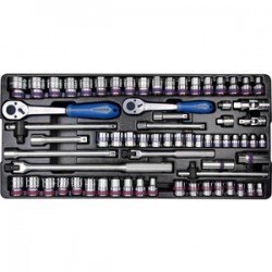 Thermoformé de douilles et accessoires 3/8" et 1/2" métriques et pouces