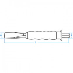 Burins gainés 20 mm - 7622084G