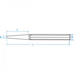 Chasse-clous standard 1 mm - 7630105