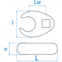 Embout "crowfoot" à tuyauter pouce 3/8" - 503112R