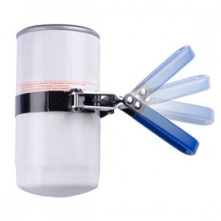 Clé à sangle à rotation inclinable pour filtre à huile 73~85 mm - 9AE3185