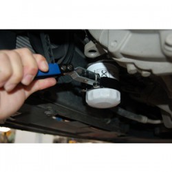 Clé à sangle à rotation inclinable pour filtre à huile 85~95 mm - 9AE3195