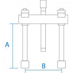Potence pour décolleur 2 branches 325 mm - 9BA1120
