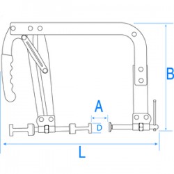 Tendeur pour ressorts de soupapes - 9ah025
