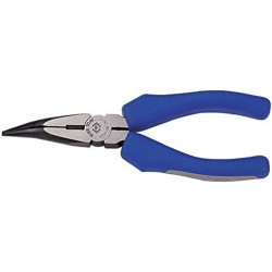 Pince à becs demi-ronds coudés  163 mm King Tony