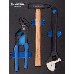 Plateau EVAWAVE de pinces et marteaux - 3 pièces