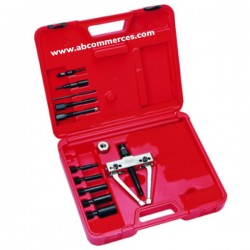 Coffret d'extraction à pince avec potence et masse à inertie