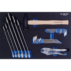 Plateau EVAWAVE de clés mixtes,, mâles,, marteau et pince étau - 26 