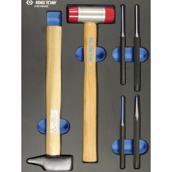 Plateau EVAWAVE de chasse-goupilles et marteaux - 6 pièces