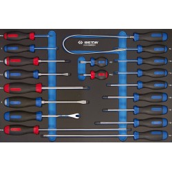 Plateau EVAWAVE de tournevis à fente et PHILLIPS,, doigt magnétique 