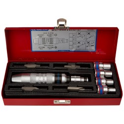 Coffret de tournevis à frapper et accessoires - 10 pièces