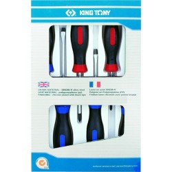 6 tournevis à fente et PHILLIPS King Tony