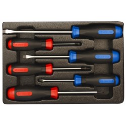 6 tournevis à fente et PHILLIPS King Tony 931106mr