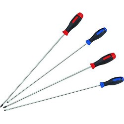 4  tournevis à fente et cruciforme King TONY 30104MR