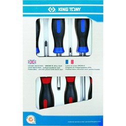 Jeu de tournevis à fente et PHILLIPS King Tony 31116mr