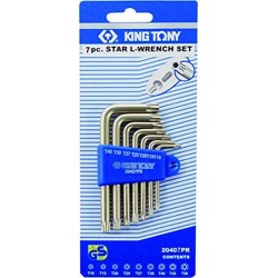 Jeu de 7 clés mâles RESISTORX en étui King Tony 20407PR