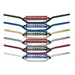 RENTHAL SUZUKI RM ARGENT LIVRE AVEC MOUSSE NOIRE