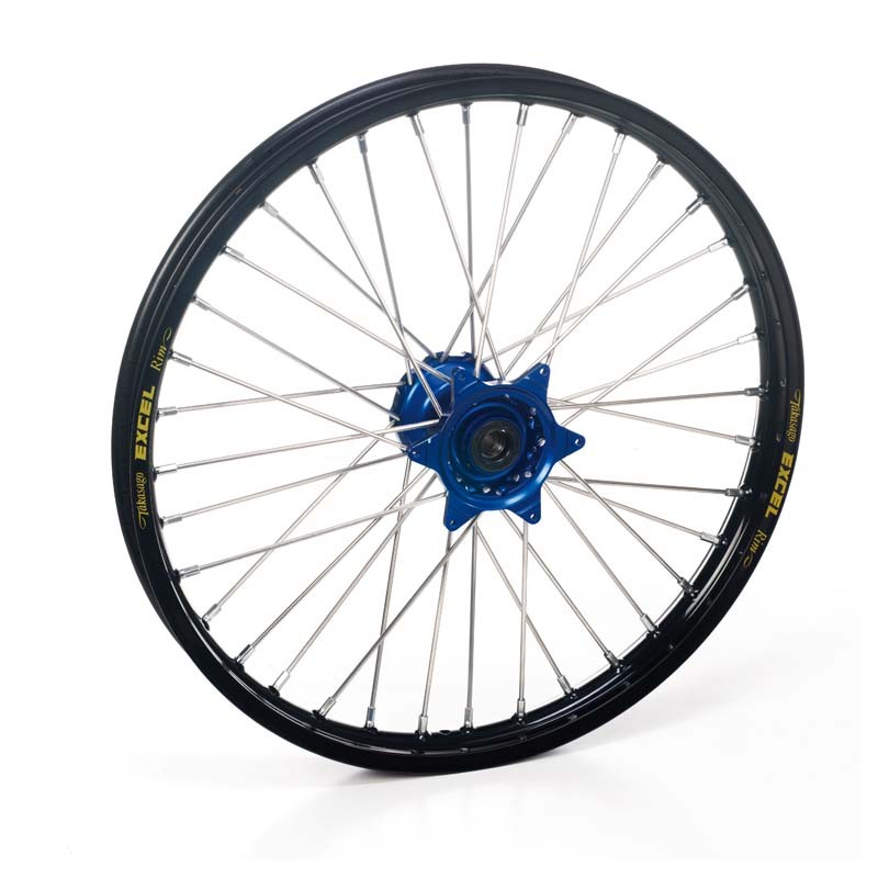 ROUE AR. HAAN WHEELSSX85/TC85 / 16X1.85 JANTE NOIRE MOYEU BLEU