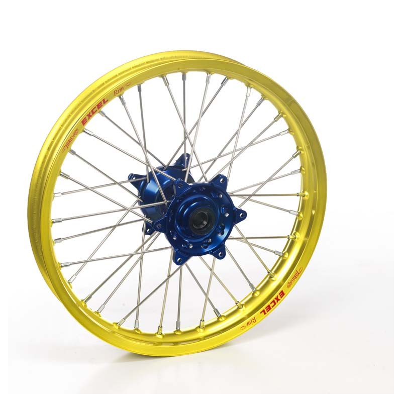 ROUE AR. HAAN WHEELSEXC/F-FE/TE / 18X2.15 JANTE OR MOYEU BLEU