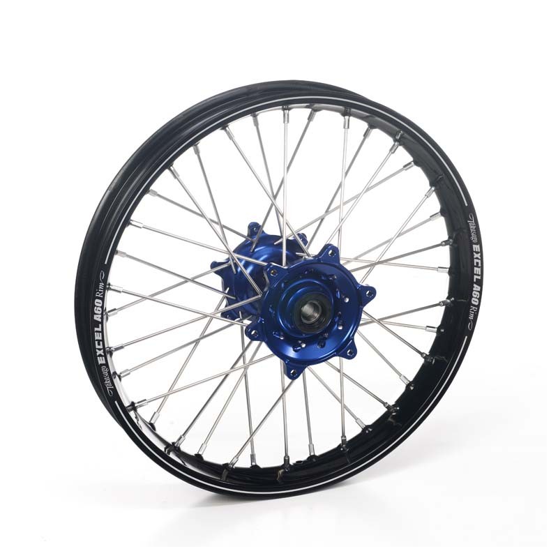 ROUE AR. HAAN WHEELS A60FC/TC 14-15/19X2.15X36T JANTE NOIR MOYEU BLEU