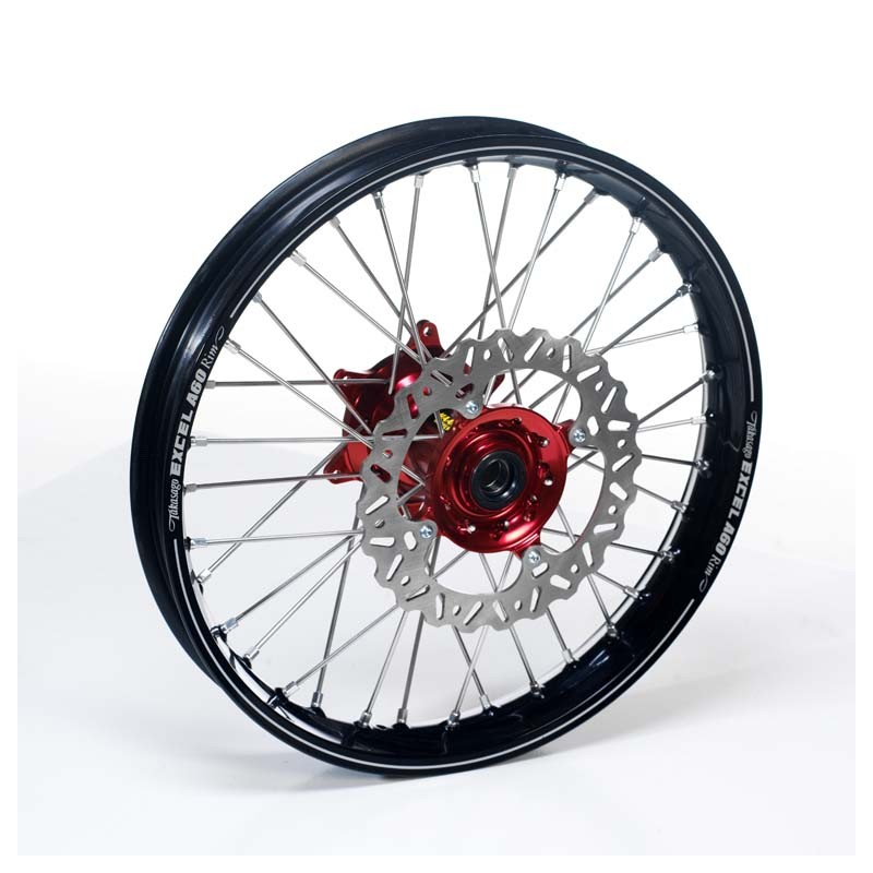 ROUE AV. HAAN WHEELS A60YZ125/250 96-17/21X1.60 JANTE NOIR MOYEU ROUG