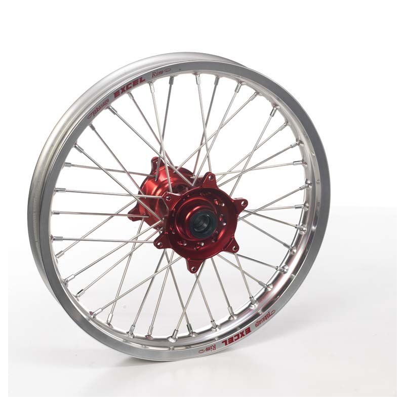 ROUE AR CRF250R '04-13CR125R '02-07/19X1 85X36T JANTE ALU MOYEU ROUGE