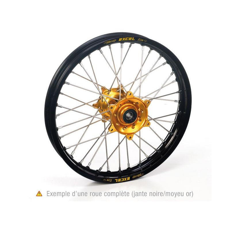 ROUE AV CRF-X 02-1021x1 60x36T JANTE NOIRE MOYEU OR