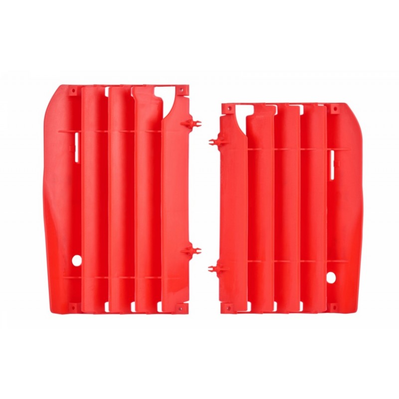 CACHE RADIATEUR POLISPORTCR125R/250R 02-04 ROUGE