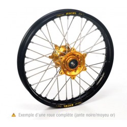 ROUE AR CR250 02-07CRF450 02-10 19x2 15x32T JANTE NOIRE MOYEU OR