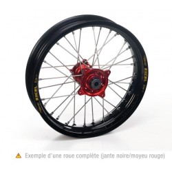ROUE AR. HAAN WHEELSCR250R 02-07 / 19X2.15 JANTE NOIRE MOYEU ROUGE