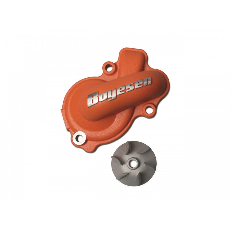 CARTER POMPE A EAU+HELICESX-F450 16 COULEUR ORANGE