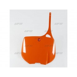 PLAQ. FRONT. KTM 93-97125-250-300-360-400-620 ORANGE KTM 98-09