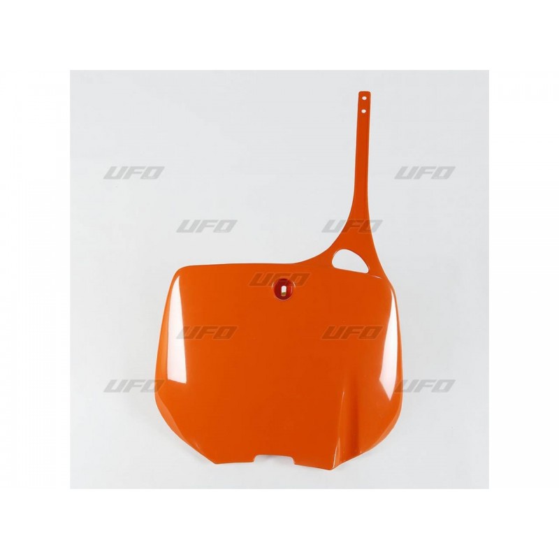 PLAQ. FRONT. KTM 93-97125-250-300-360-400-620 ORANGE KTM 98-09