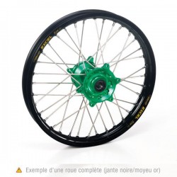 ROUE AR. HAAN WHEELSKX125 03-08 / 19X1.85 JANTE NOIRE MOYEU VERT