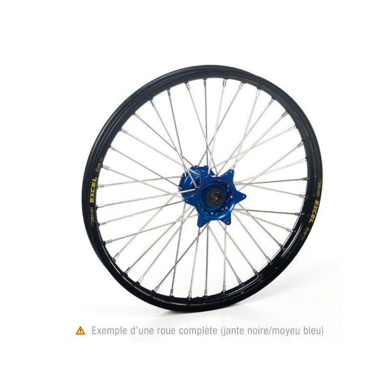 ROUE AV. HAAN WHEELSYZ80/85 93-17 / 17X1.40 JANTE NOIRE MOYEU BLEU