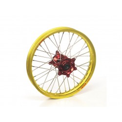 ROUE AV. HAAN WHEELSYZ125/250 96-17 / 21X1.60 JANTE OR MOYEU ROUGE
