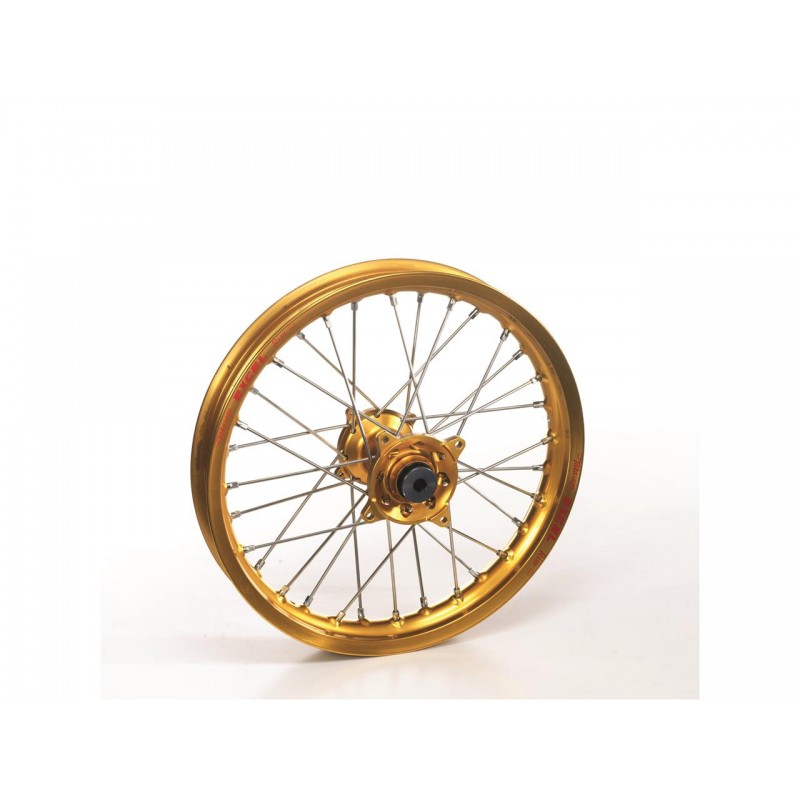 ROUE AV. HAAN WHEELSYZ125/250 96-17 / 21X1.60 JANTE OR MOYEU OR