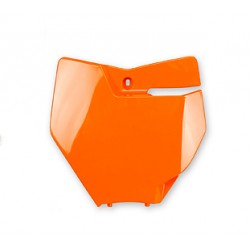 PLAQUE FRONT. UFOSX/SX-F 16-17 ORANGE FLUO