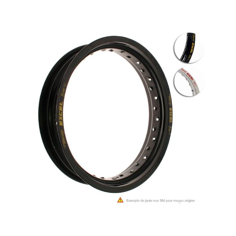 JANTE NUE AR 17x4.25x32TNOIR POUR MOYEU ORIGINE